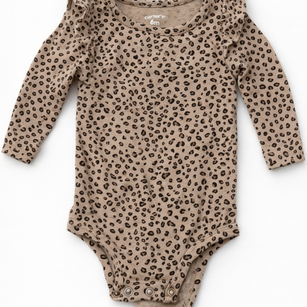 Leopard Print Kids One Piece - Picture 3 of 8